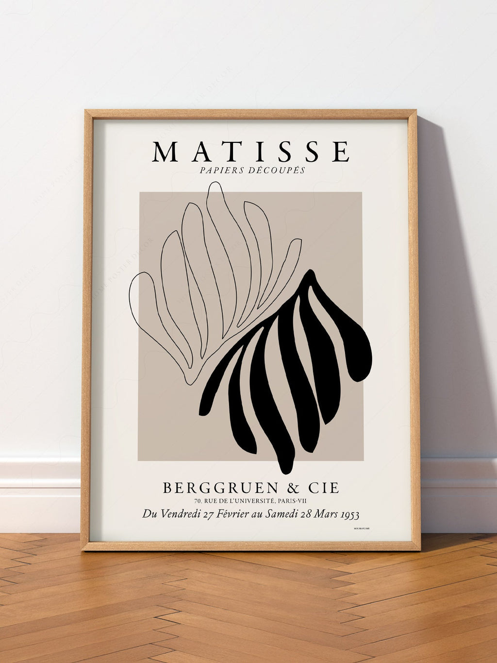 Henri Matisse Papiers Découpés Exhibition Poster – Minimalist Wall Art