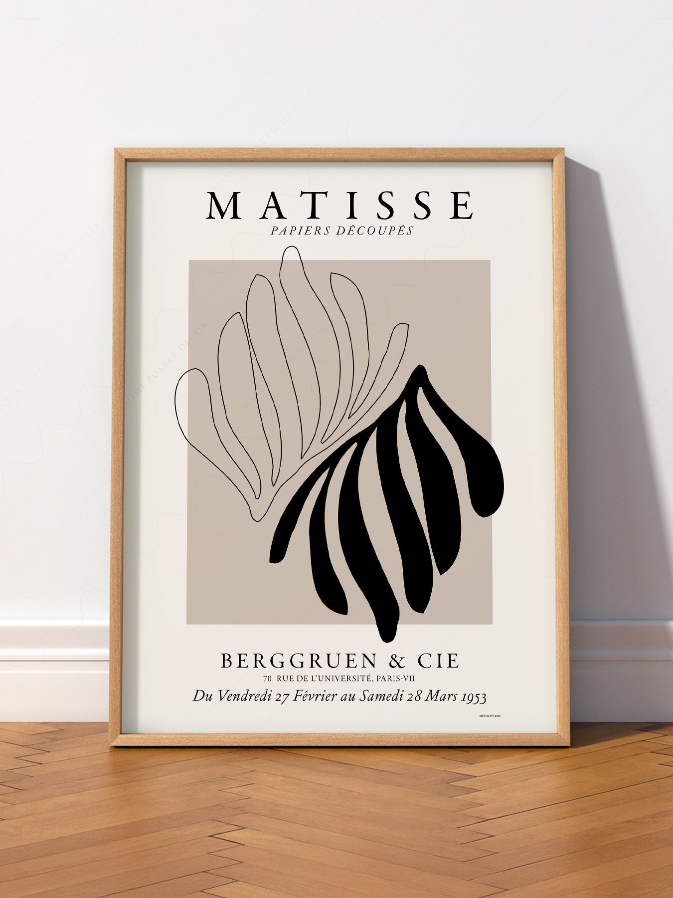 Henri Matisse Papiers Découpés Exhibition Poster – Minimalist Wall Art