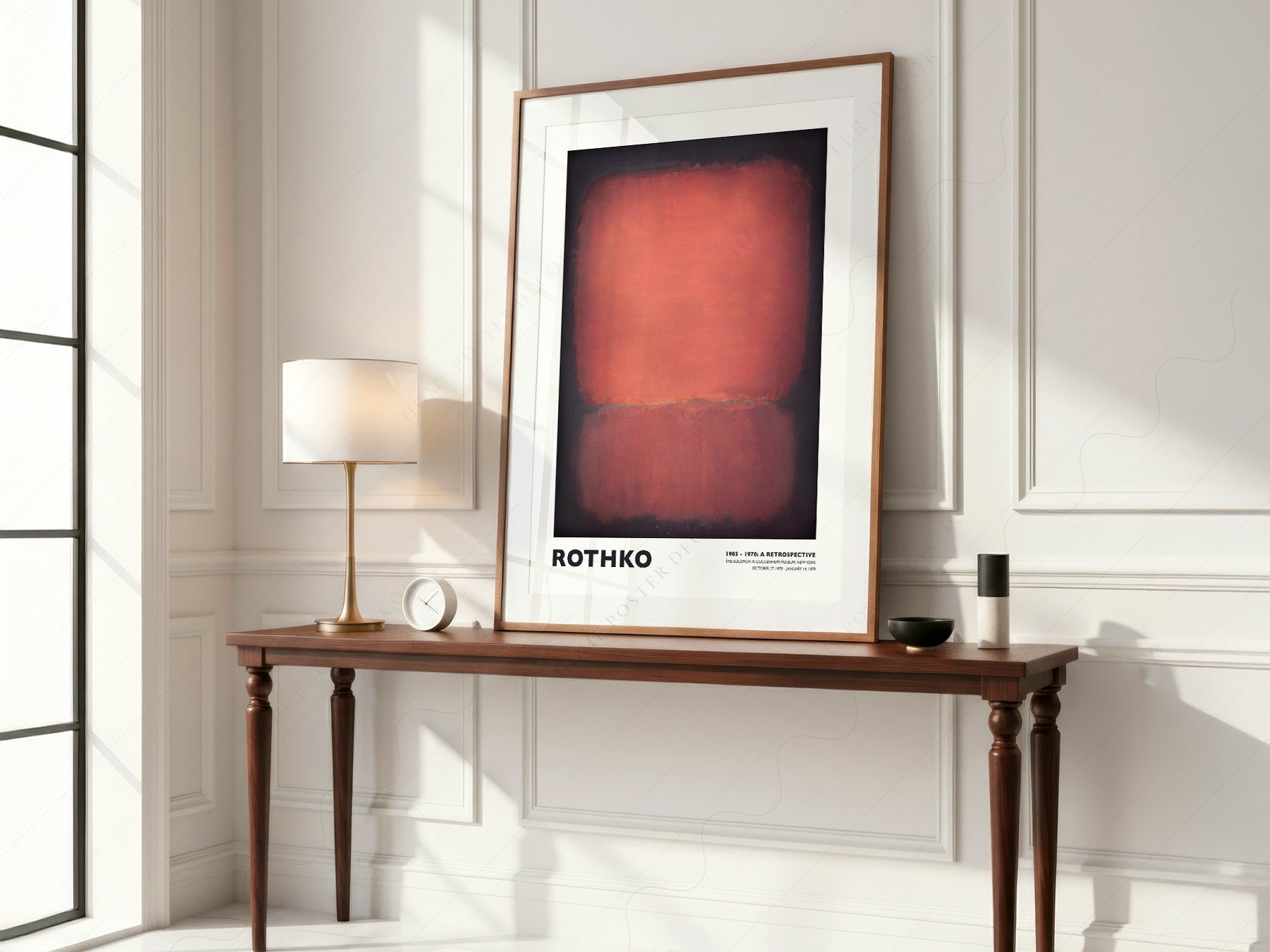 Mark Rothko Untitled Red and Black Art Print – Abstract Expressionist Poster