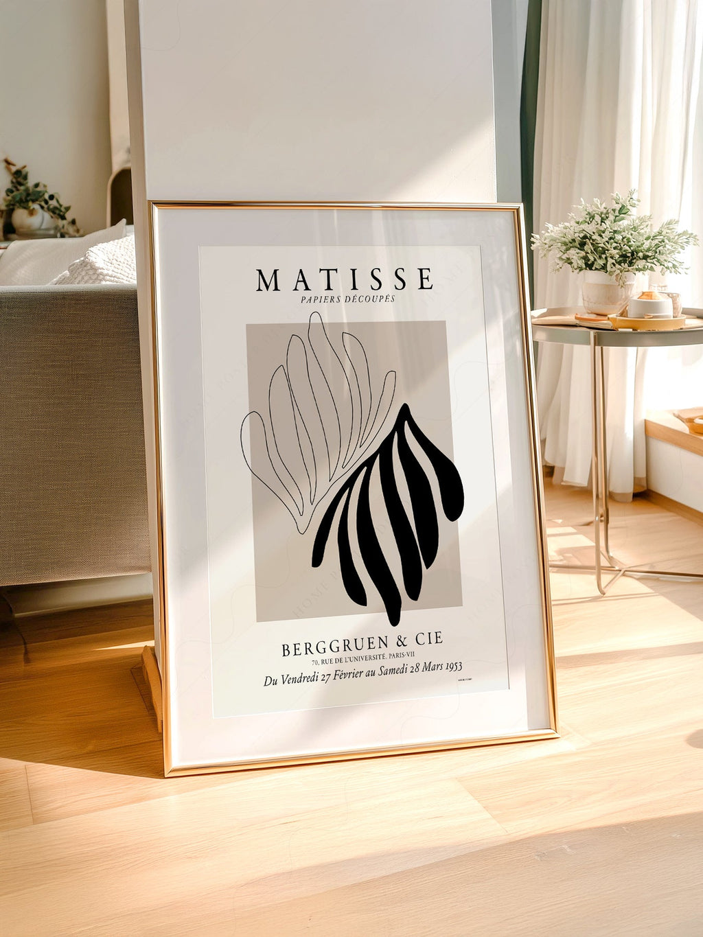 Henri Matisse Papiers Découpés Exhibition Poster – Minimalist Wall Art