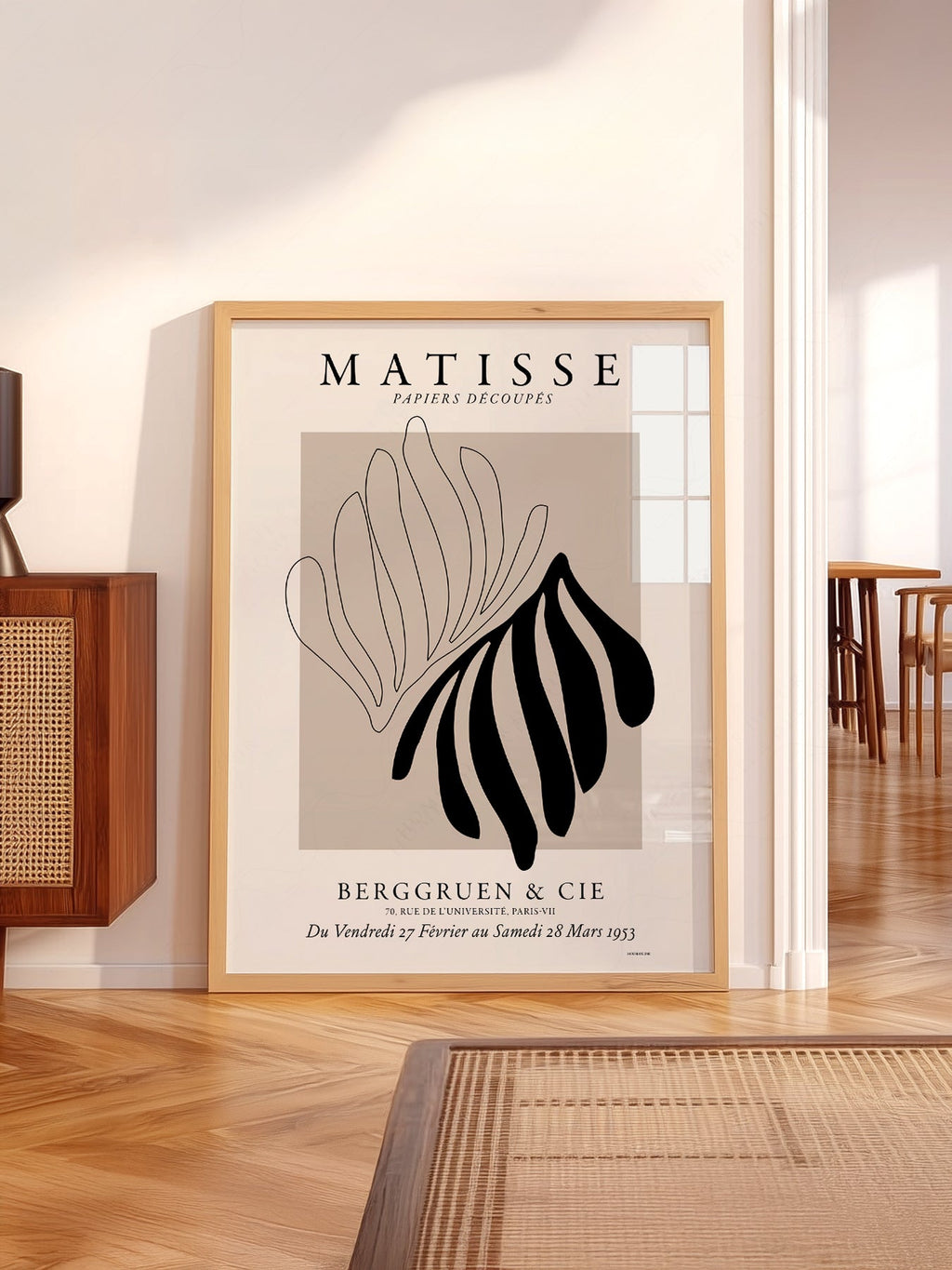 Henri Matisse Papiers Découpés Exhibition Poster – Minimalist Wall Art