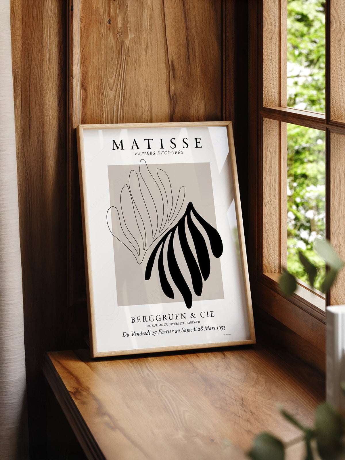 Henri Matisse Papiers Découpés Exhibition Poster – Minimalist Wall Art
