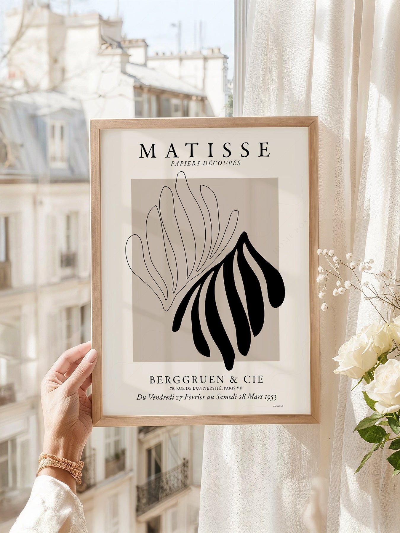 Henri Matisse Papiers Découpés Exhibition Poster – Minimalist Wall Art