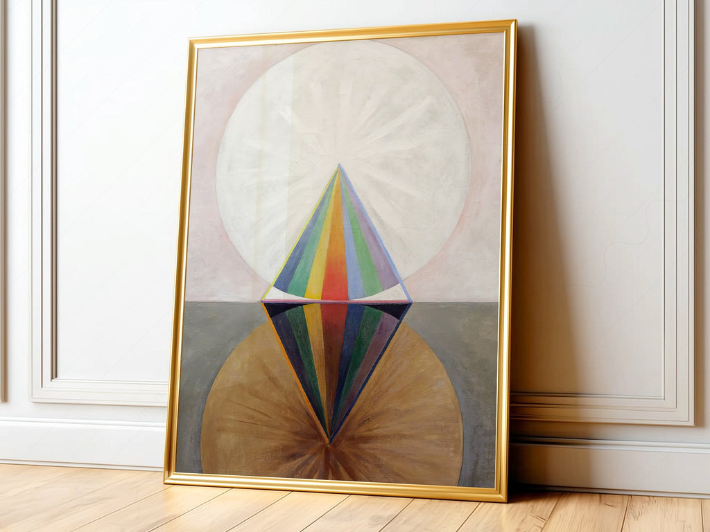 Hilma af Klint Altarpiece No 1 Group X Print – Abstract Spiritual Art