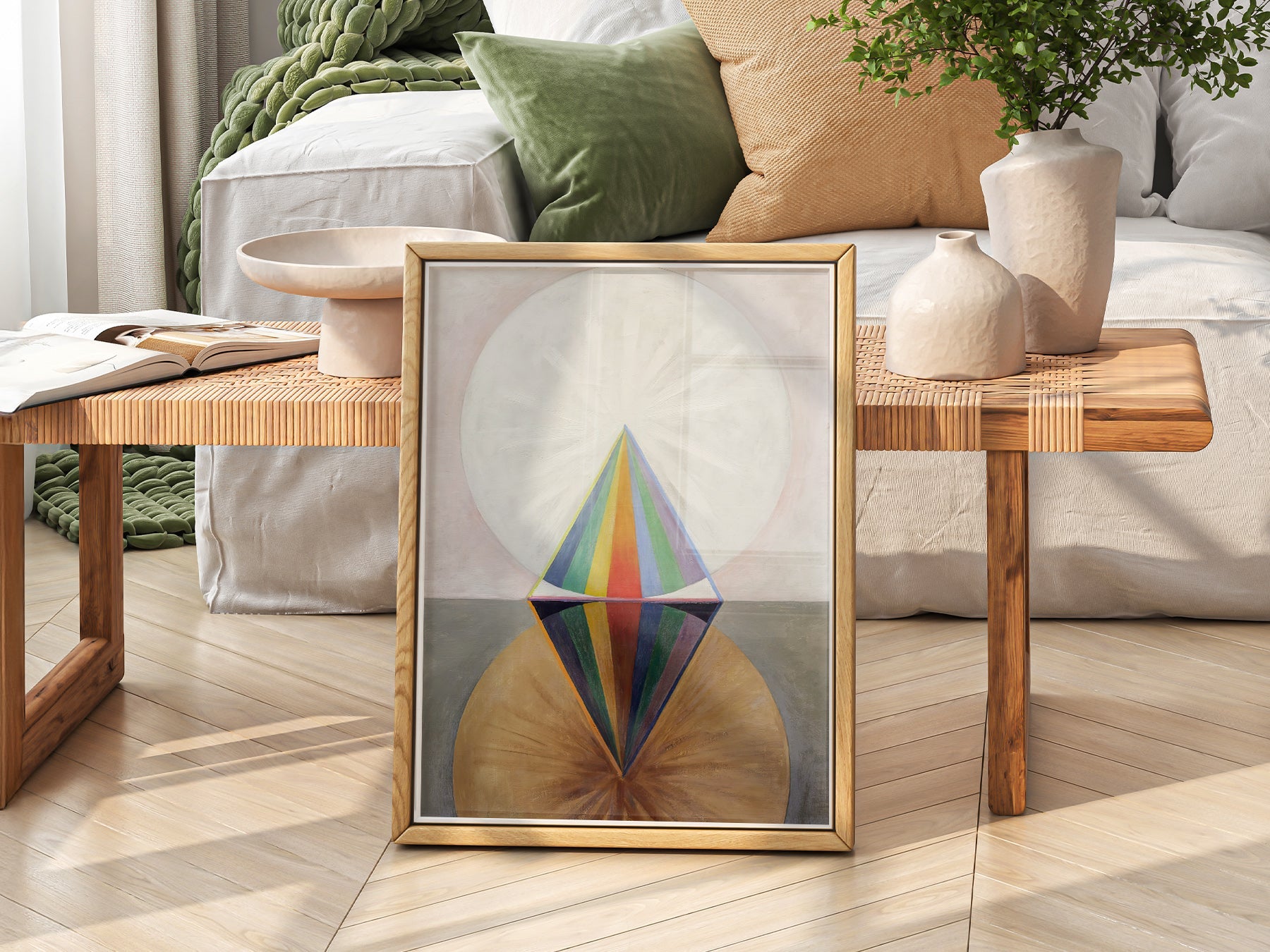 Hilma af Klint Altarpiece No 1 Group X Print – Abstract Spiritual Art