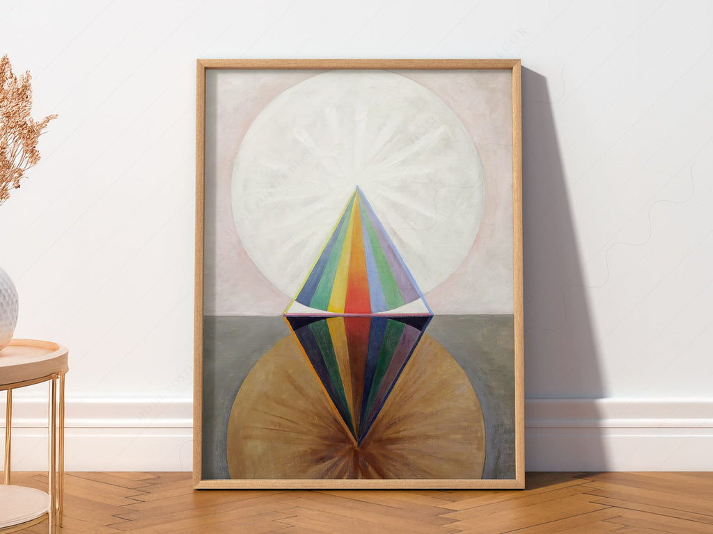 Hilma af Klint Altarpiece No 1 Group X Print – Abstract Spiritual Art