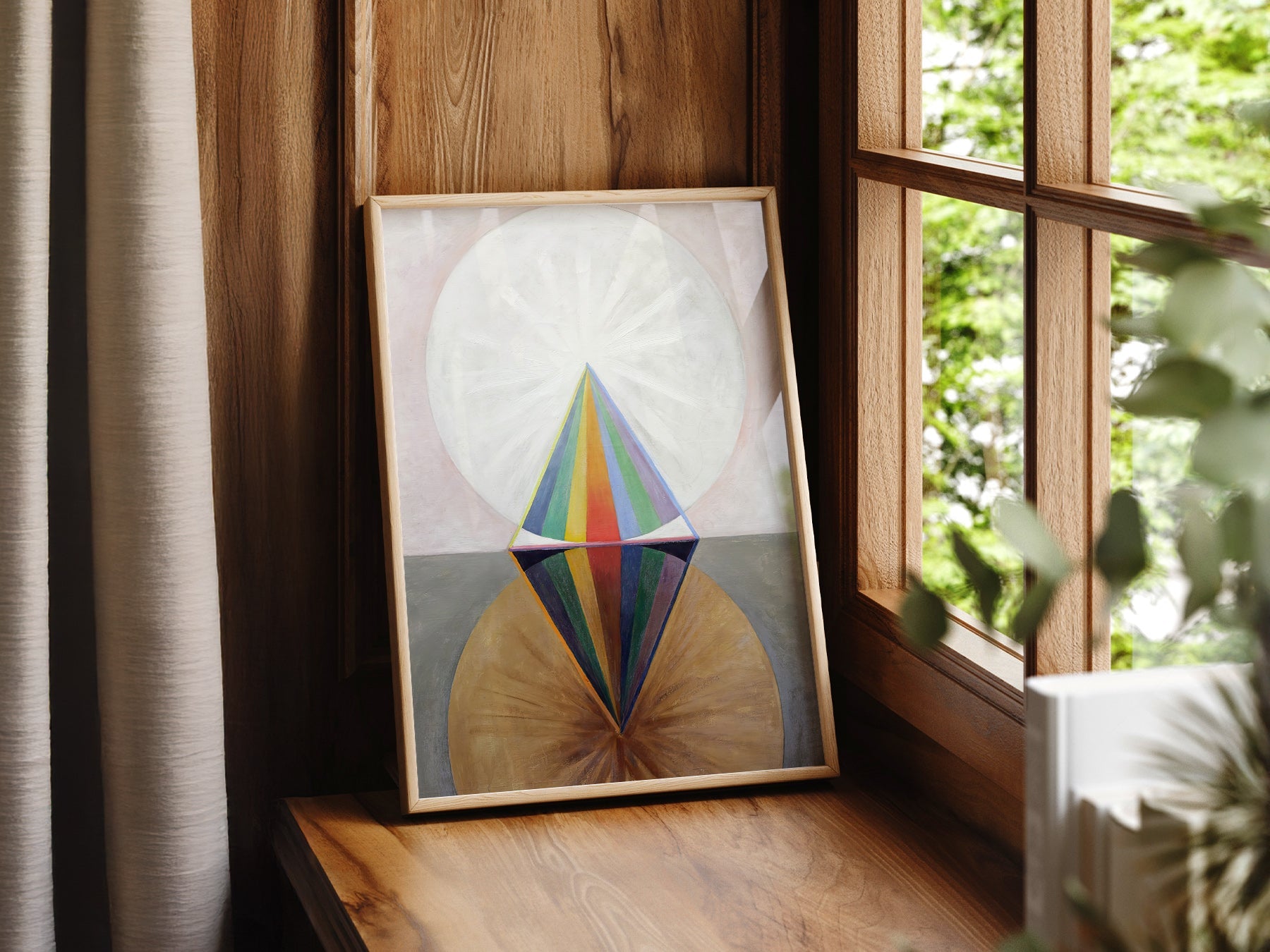 Hilma af Klint Altarpiece No 1 Group X Print – Abstract Spiritual Art