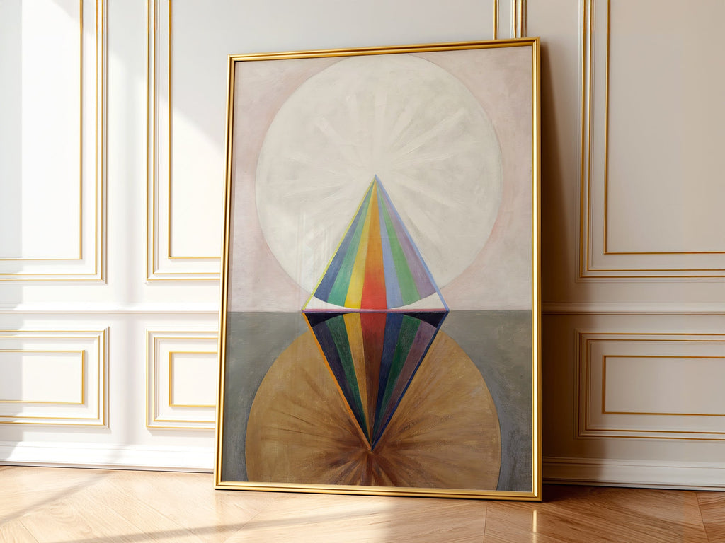 Hilma af Klint Altarpiece No 1 Group X Print – Abstract Spiritual Art