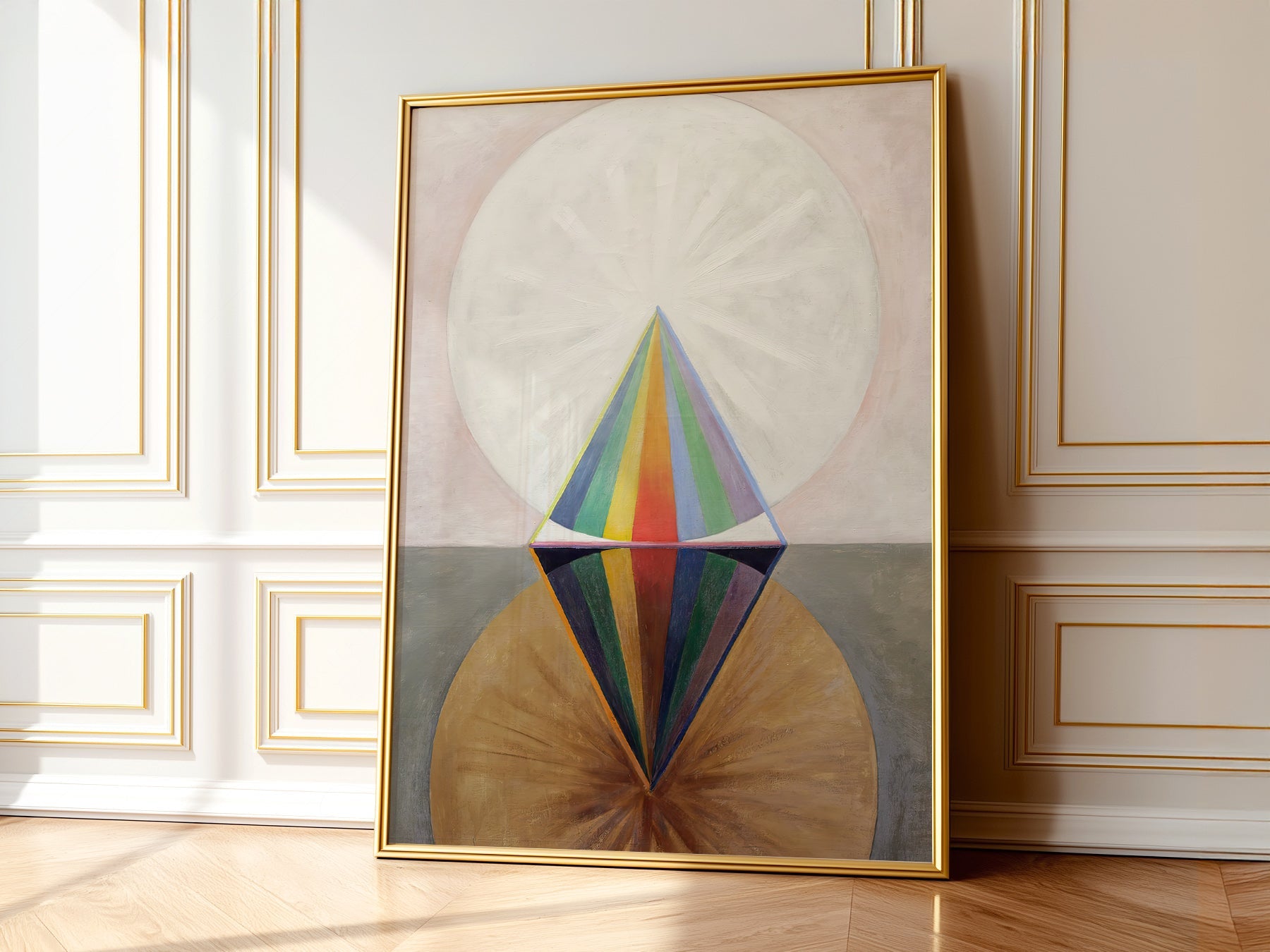 Hilma af Klint Altarpiece No 1 Group X Print – Abstract Spiritual Art