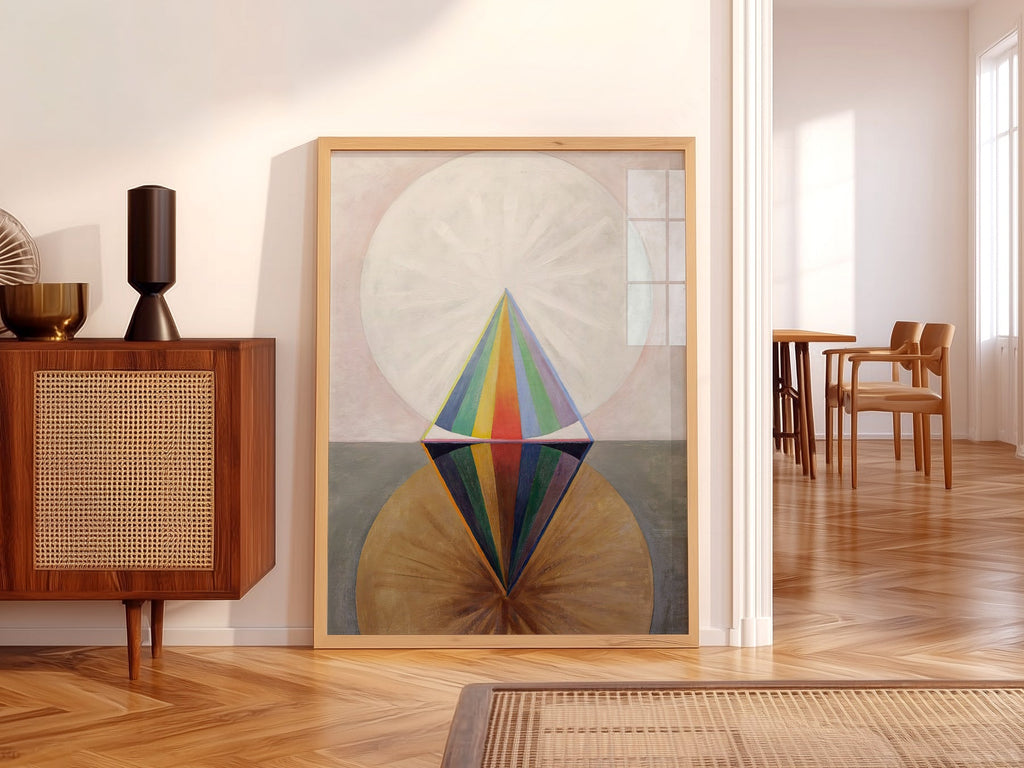 Hilma af Klint Altarpiece No 1 Group X Print – Abstract Spiritual Art