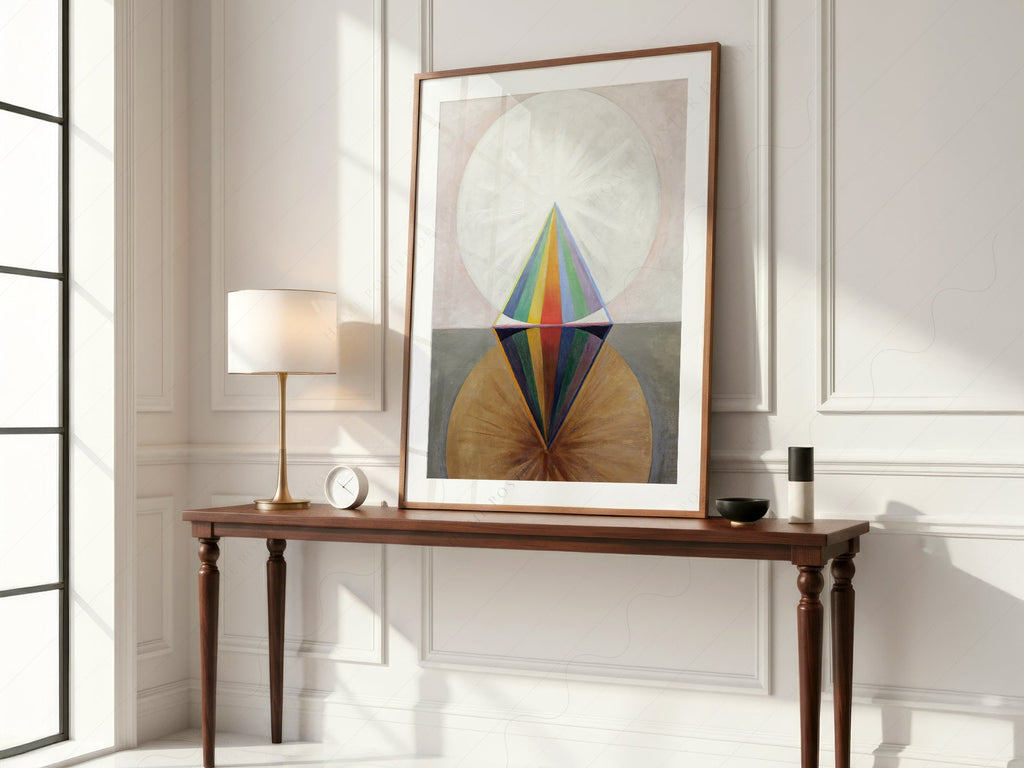 Hilma af Klint Altarpiece No 1 Group X Print – Abstract Spiritual Art