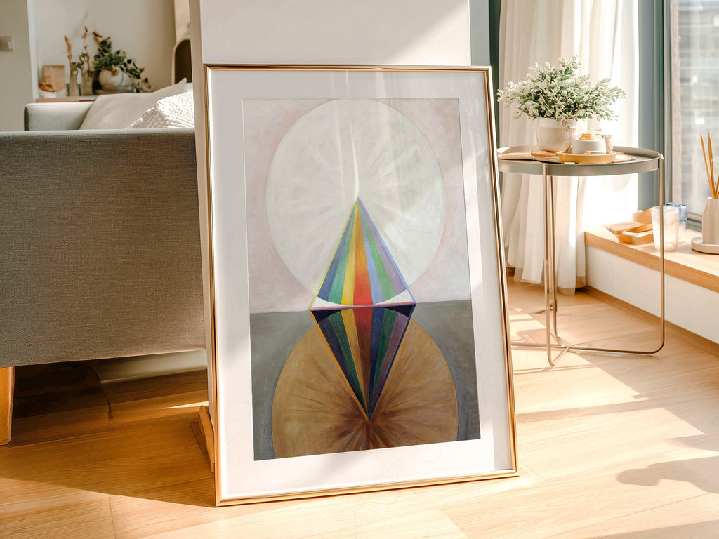 Hilma af Klint Altarpiece No 1 Group X Print – Abstract Spiritual Art