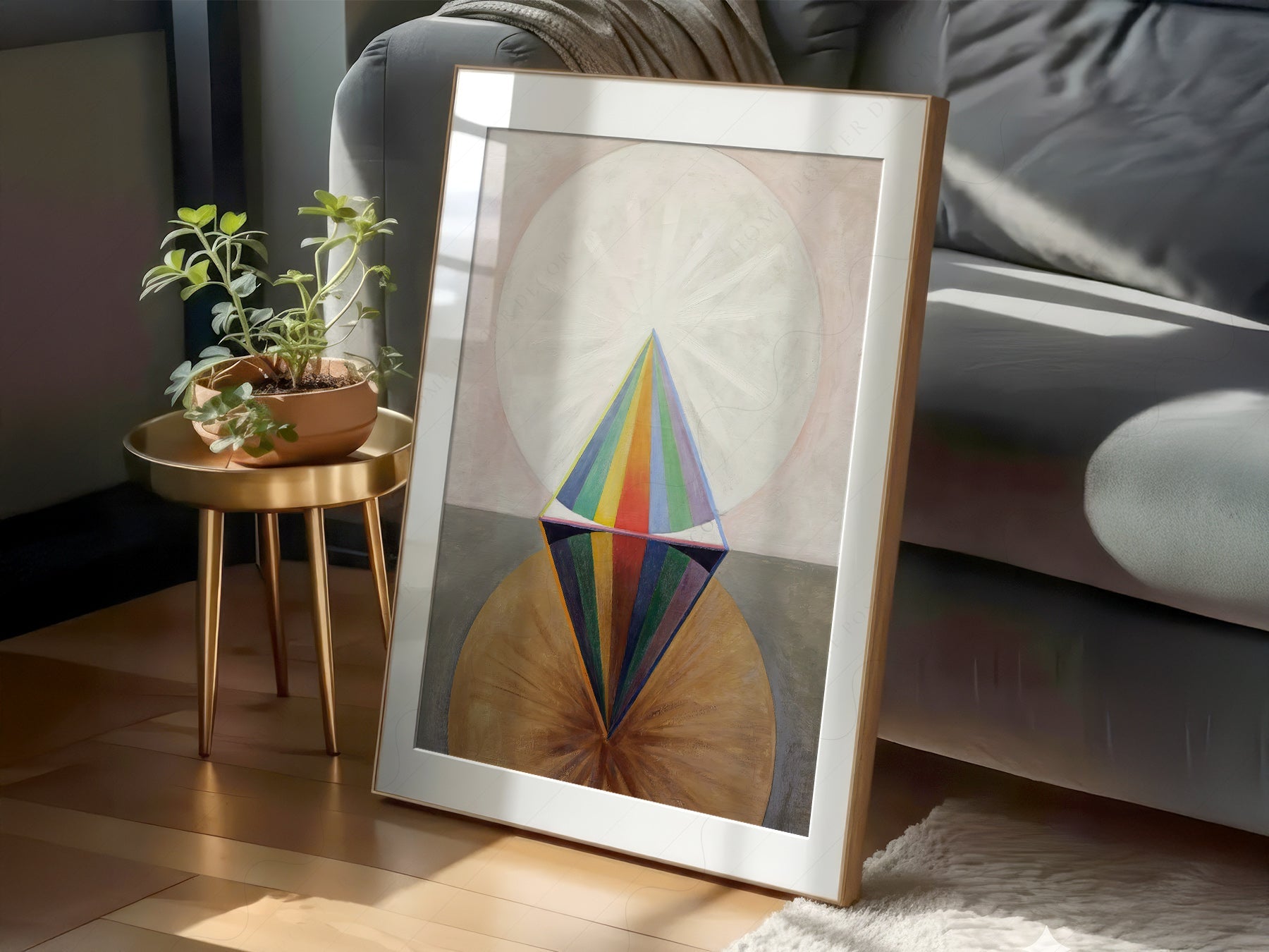 Hilma af Klint Altarpiece No 1 Group X Print – Abstract Spiritual Art