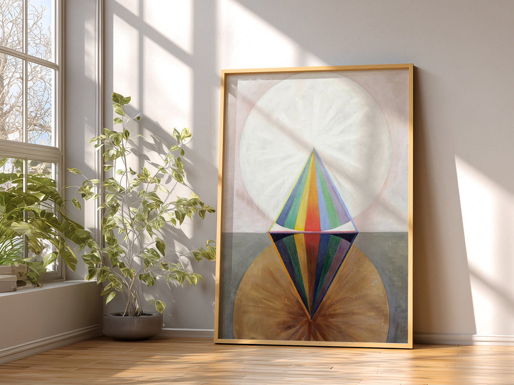 Hilma af Klint Altarpiece No 1 Group X Print – Abstract Spiritual Art