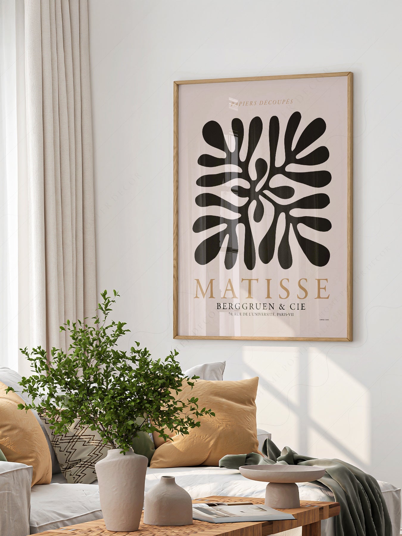 Henri Matisse Papiers Découpés Art Print – Modern Cut-Out Wall Poster