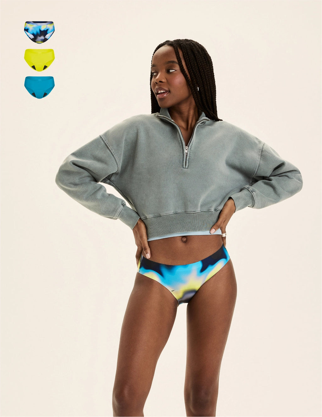 Teen Super Leakproof® No-Show Bikini 3-Pack