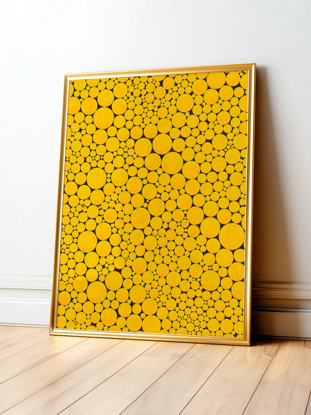 Yayoi Kusama Yellow Dots Art Print – Contemporary Japanese Wall Art