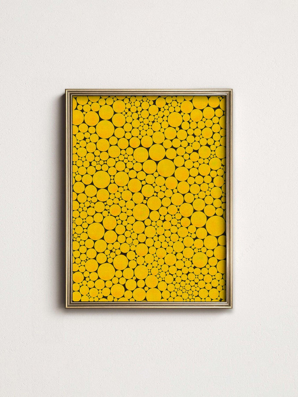 Yayoi Kusama Yellow Dots Art Print – Contemporary Japanese Wall Art