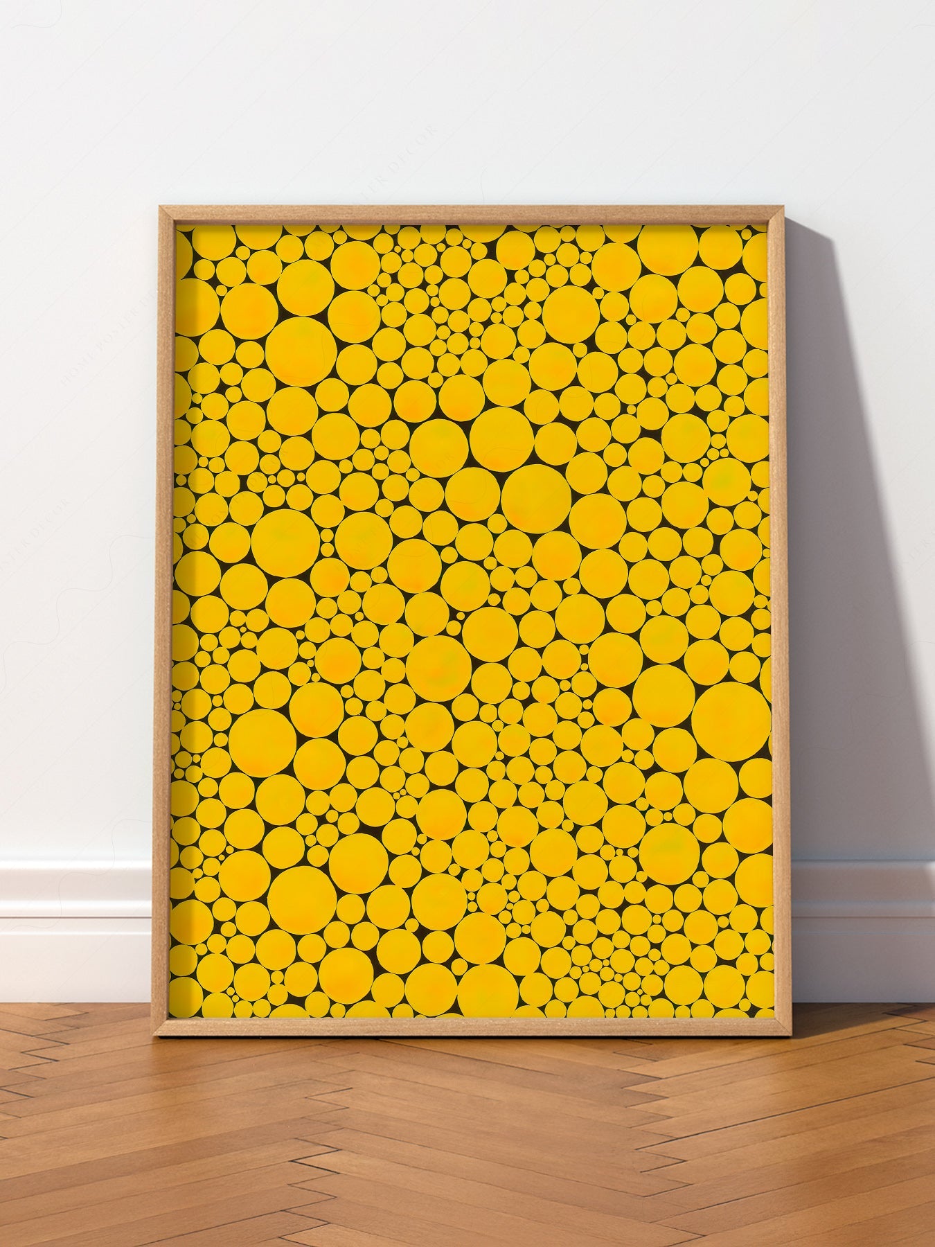 Yayoi Kusama Yellow Dots Art Print – Contemporary Japanese Wall Art