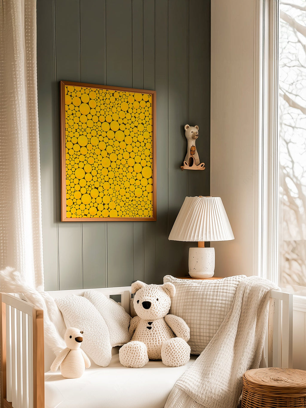 Yayoi Kusama Yellow Dots Art Print – Contemporary Japanese Wall Art