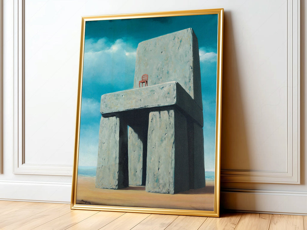 René Magritte The Legend of the Centuries Print – Surrealist Wall Art