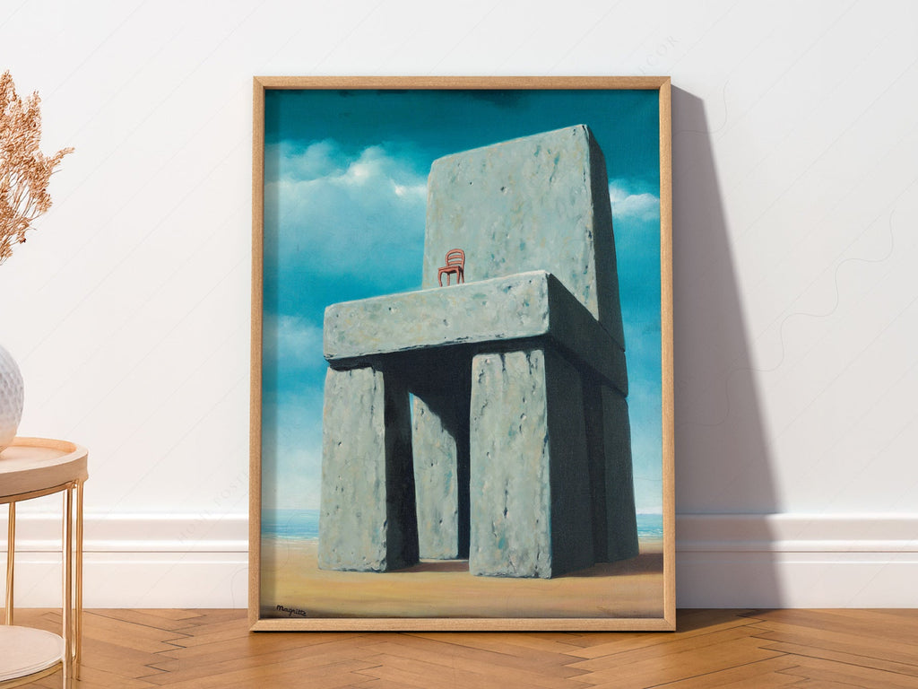 René Magritte The Legend of the Centuries Print – Surrealist Wall Art
