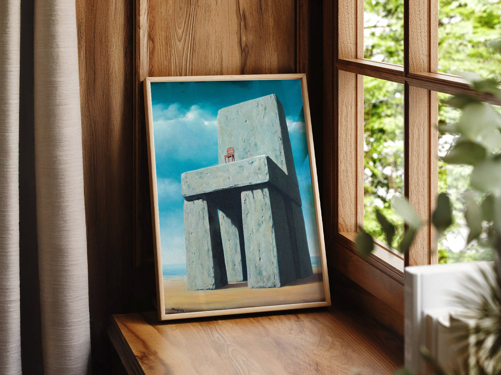 René Magritte The Legend of the Centuries Print – Surrealist Wall Art