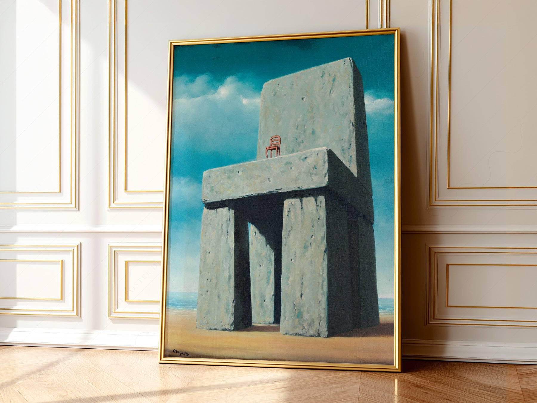 René Magritte The Legend of the Centuries Print – Surrealist Wall Art