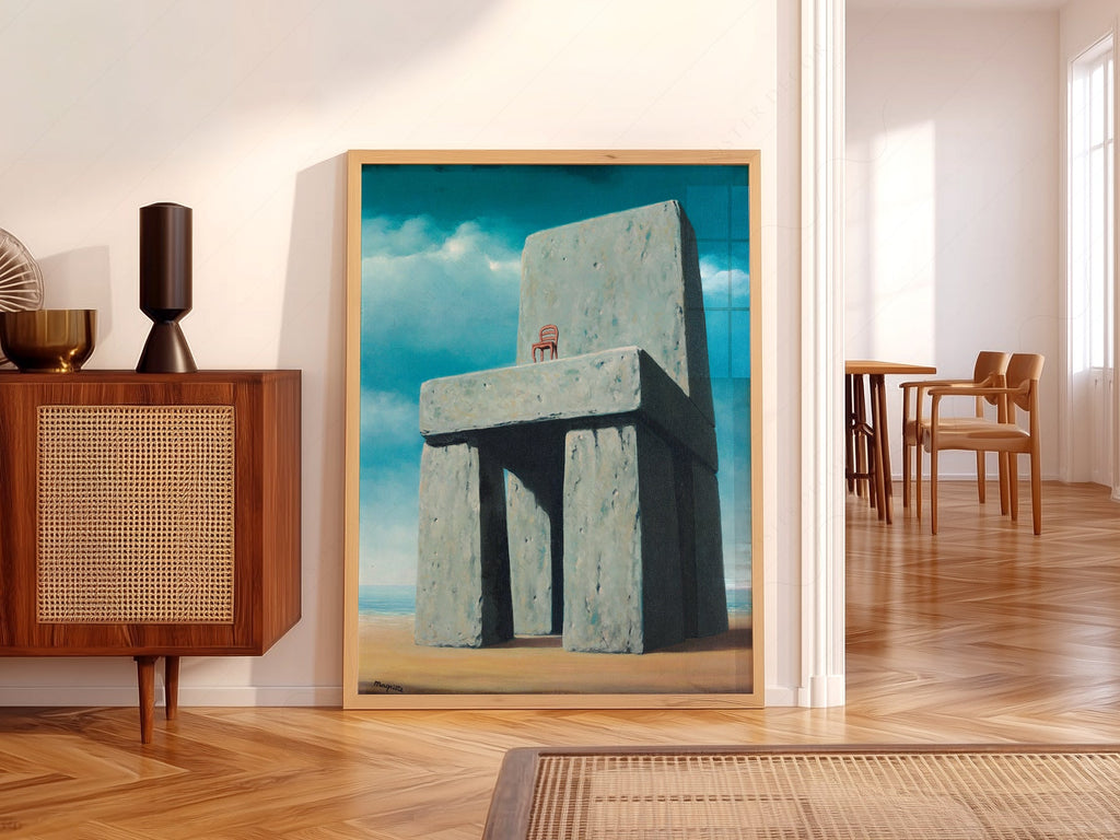 René Magritte The Legend of the Centuries Print – Surrealist Wall Art