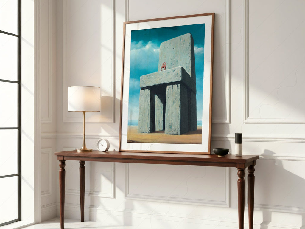 René Magritte The Legend of the Centuries Print – Surrealist Wall Art
