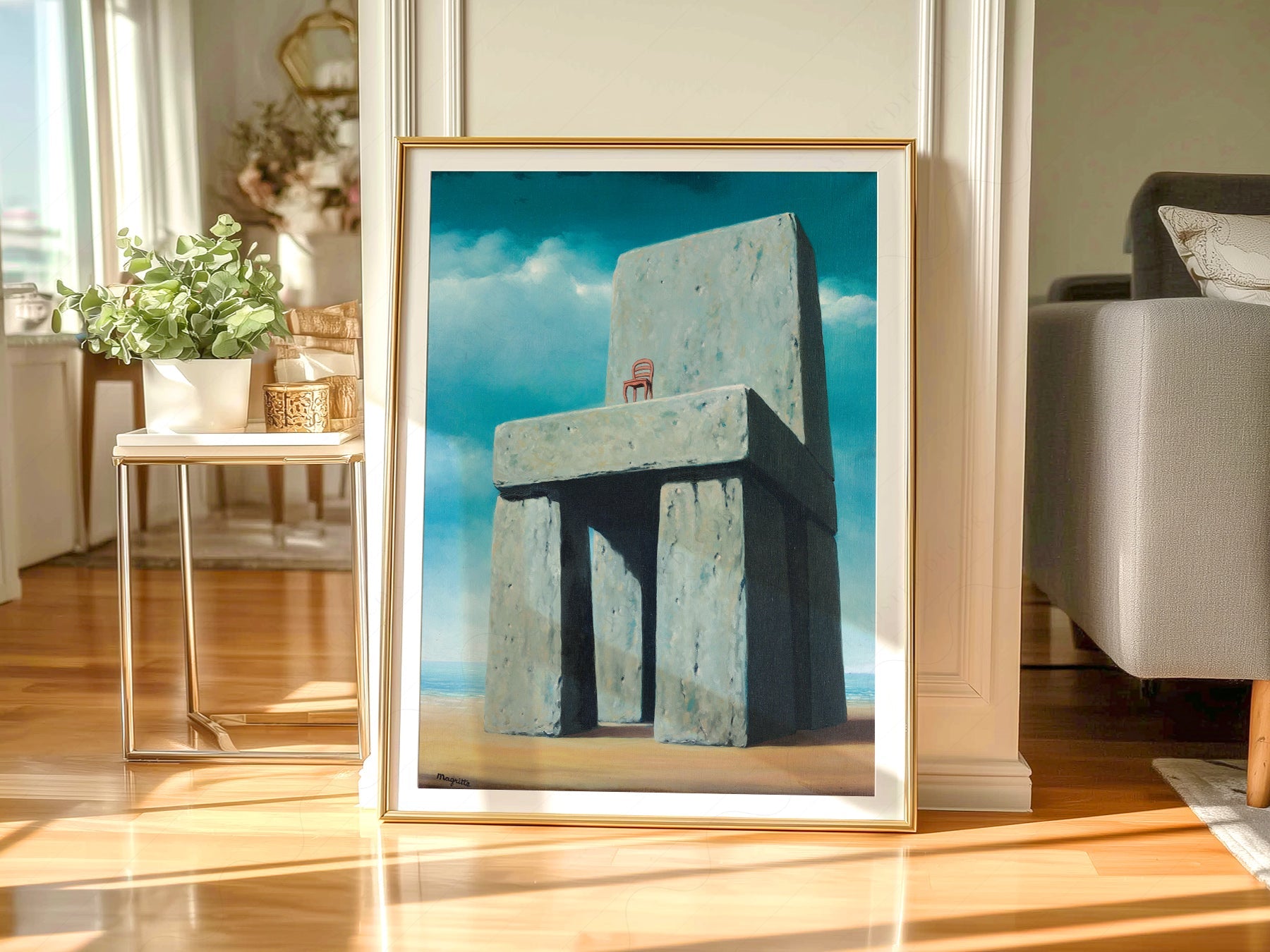 René Magritte The Legend of the Centuries Print – Surrealist Wall Art