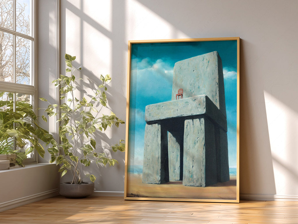 René Magritte The Legend of the Centuries Print – Surrealist Wall Art