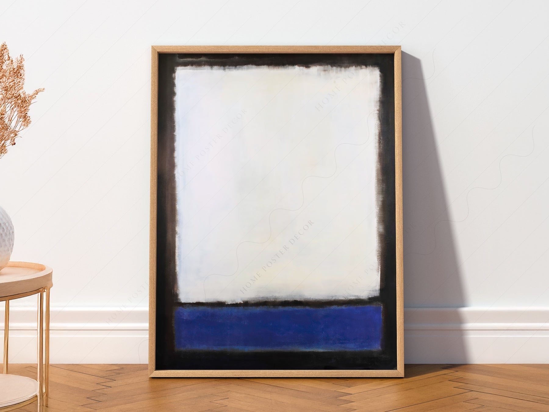 Mark Rothko Untitled Blue and White Art Print – Abstract Expressionism