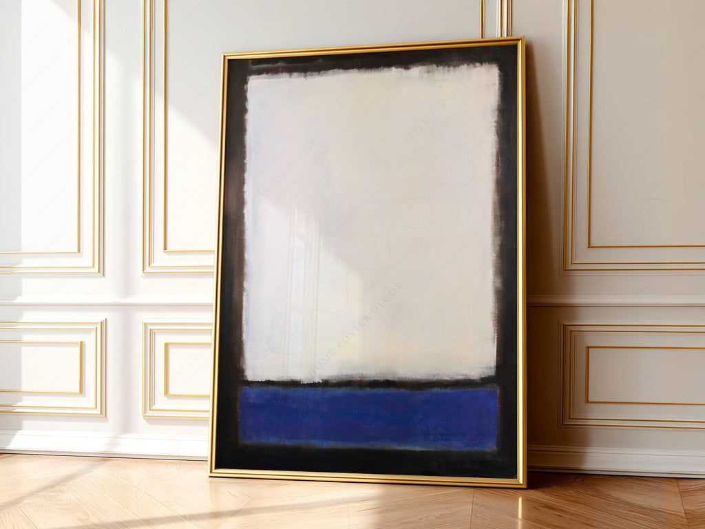 Mark Rothko Untitled Blue and White Art Print – Abstract Expressionism