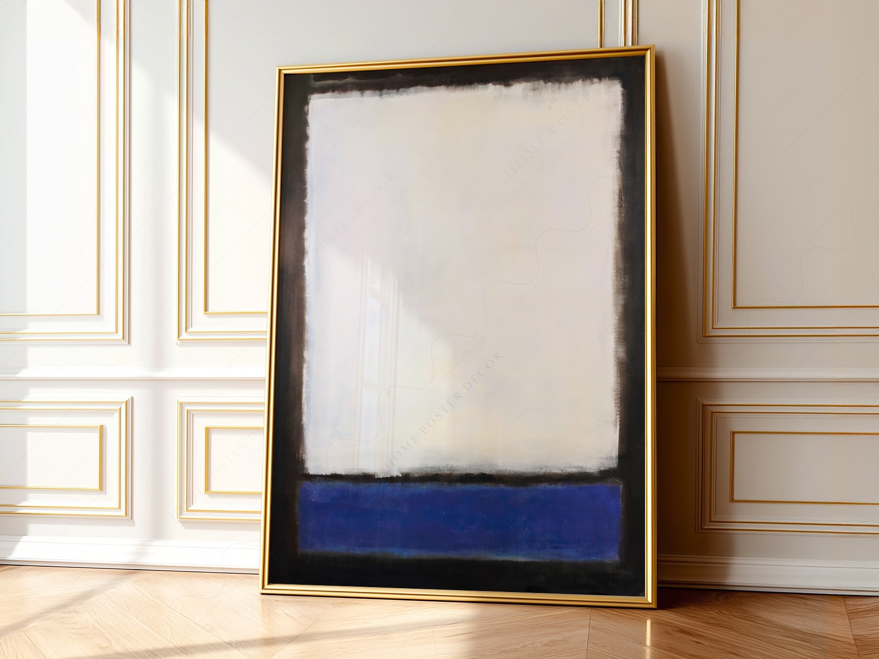 Mark Rothko Untitled Blue and White Art Print – Abstract Expressionism