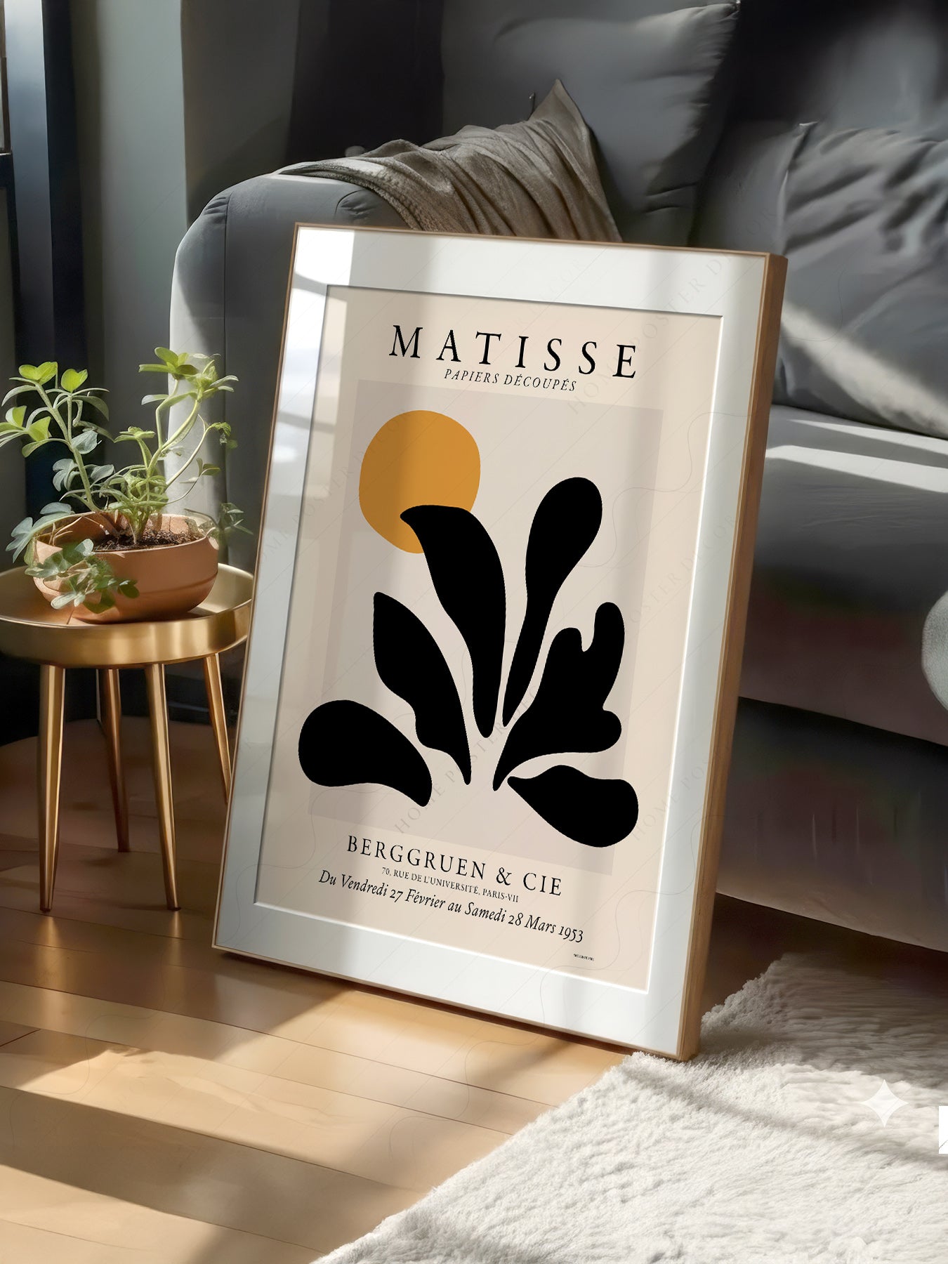 Henri Matisse Papiers Découpés Exhibition Poster – Modern Wall Art Print