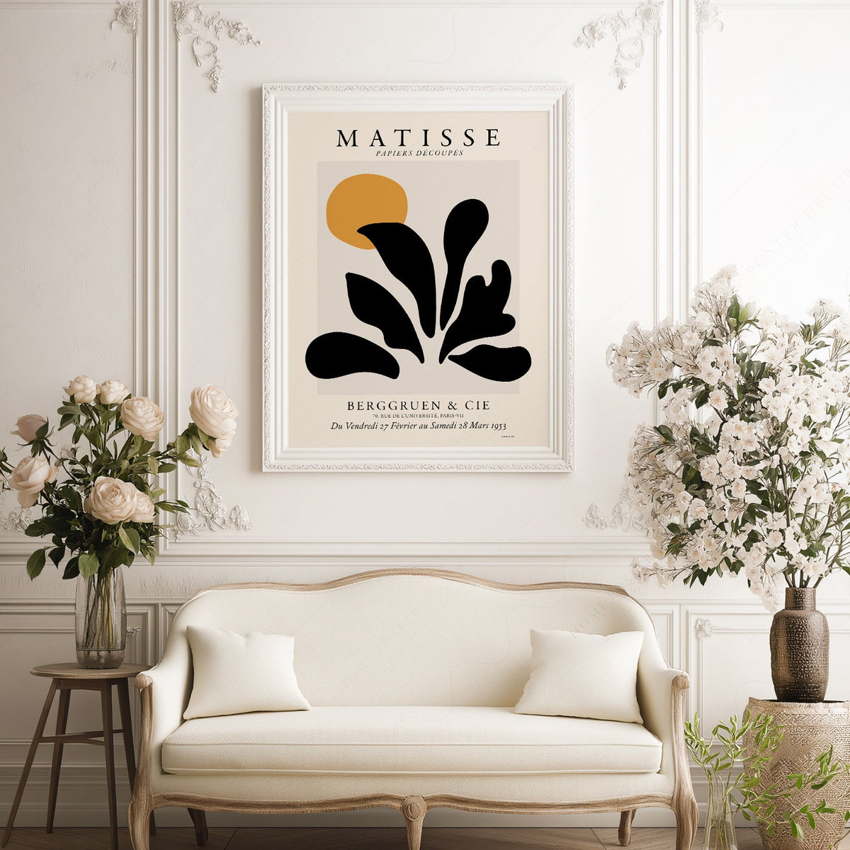 Henri Matisse Papiers Découpés Exhibition Poster – Modern Wall Art Print