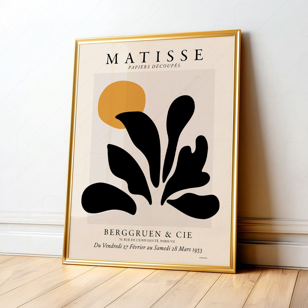 Henri Matisse Papiers Découpés Exhibition Poster – Modern Wall Art Print