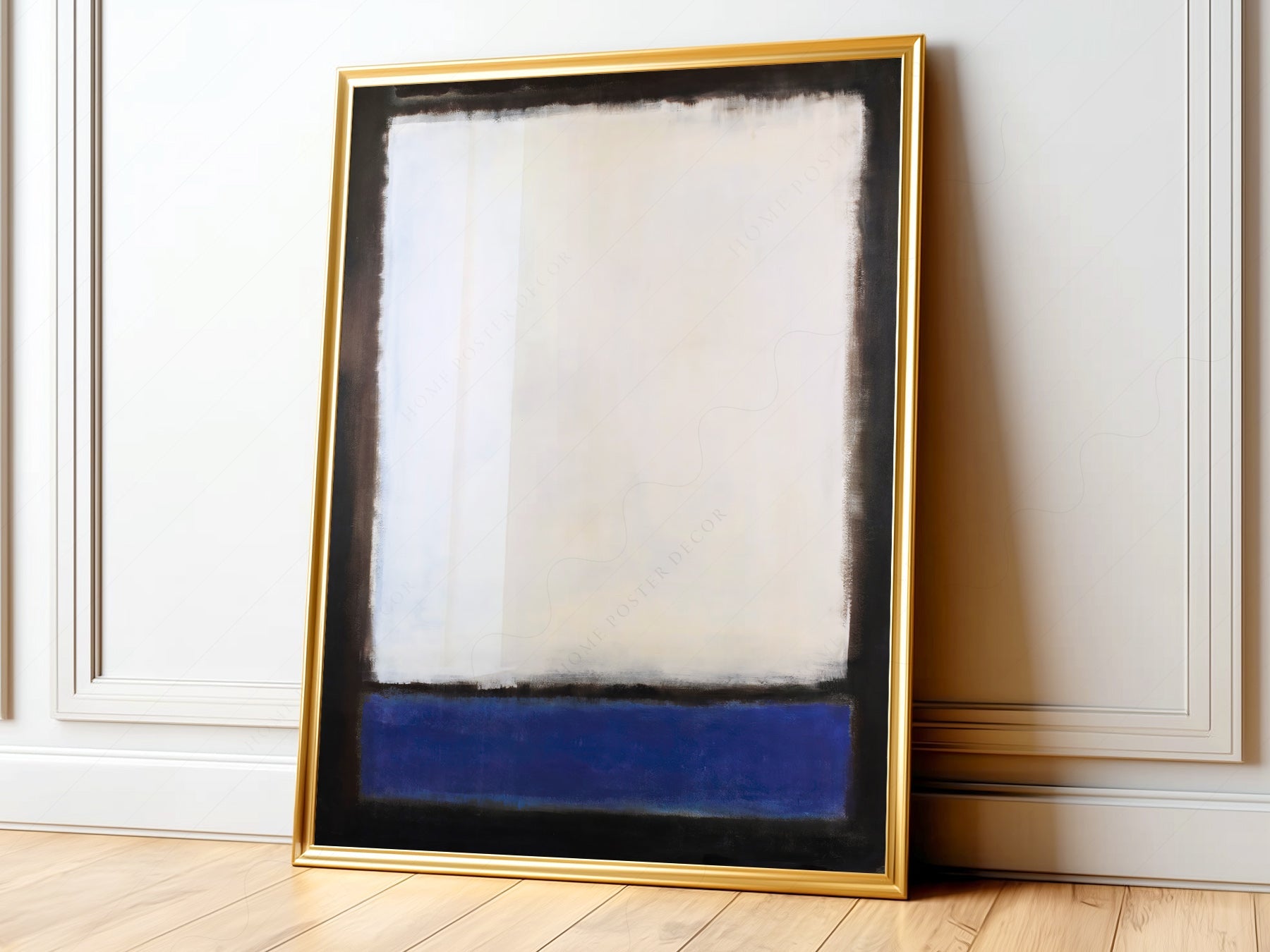 Mark Rothko Untitled Blue and White Art Print – Abstract Expressionism