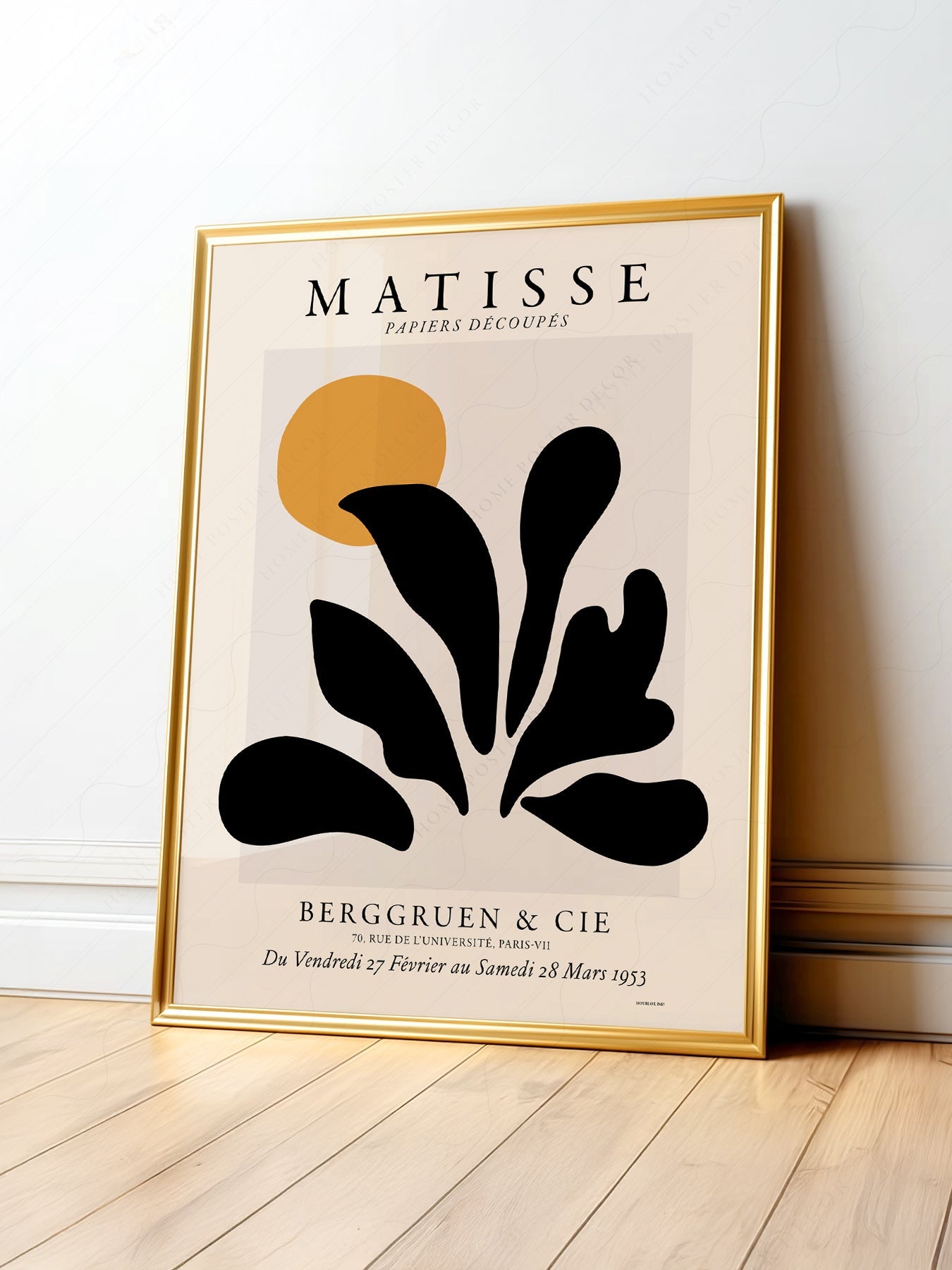 Henri Matisse Papiers Découpés Exhibition Poster – Modern Wall Art Print