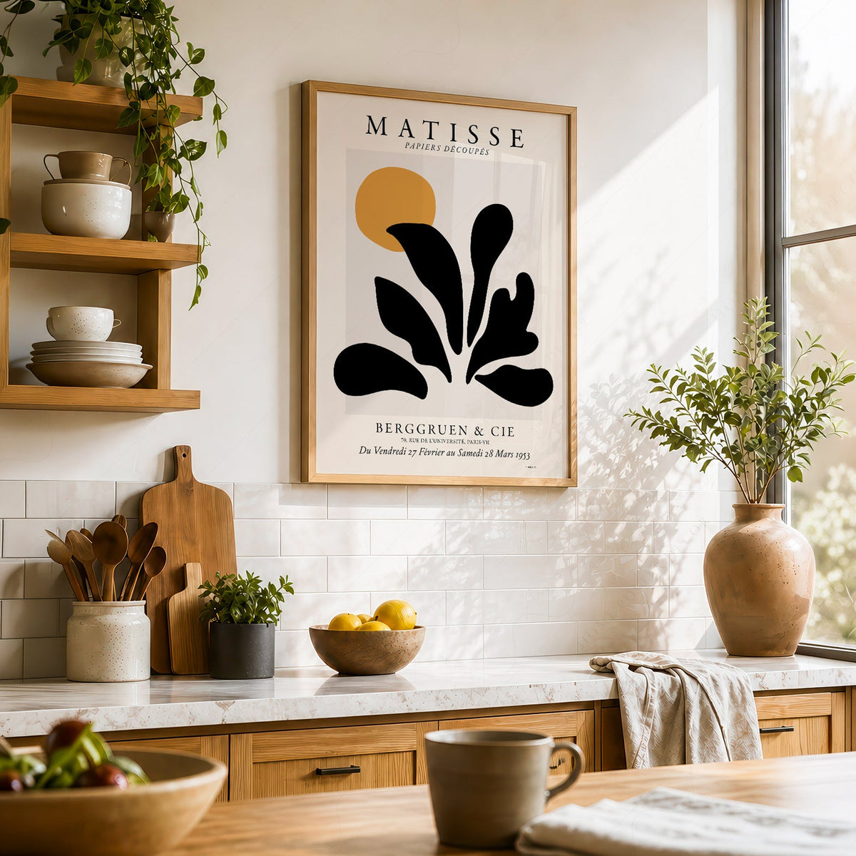 Henri Matisse Papiers Découpés Exhibition Poster – Modern Wall Art Print