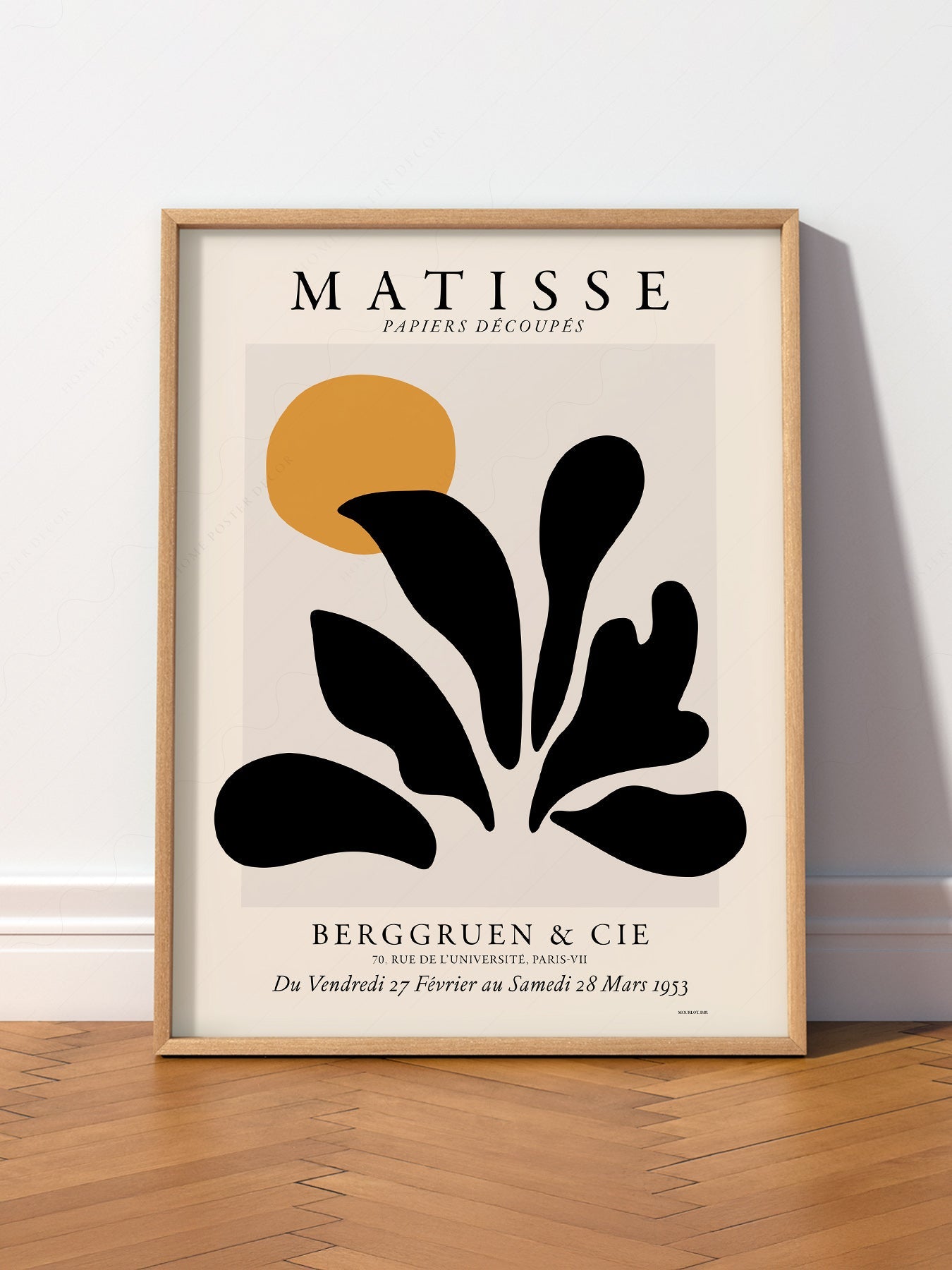 Henri Matisse Papiers Découpés Exhibition Poster – Modern Wall Art Print