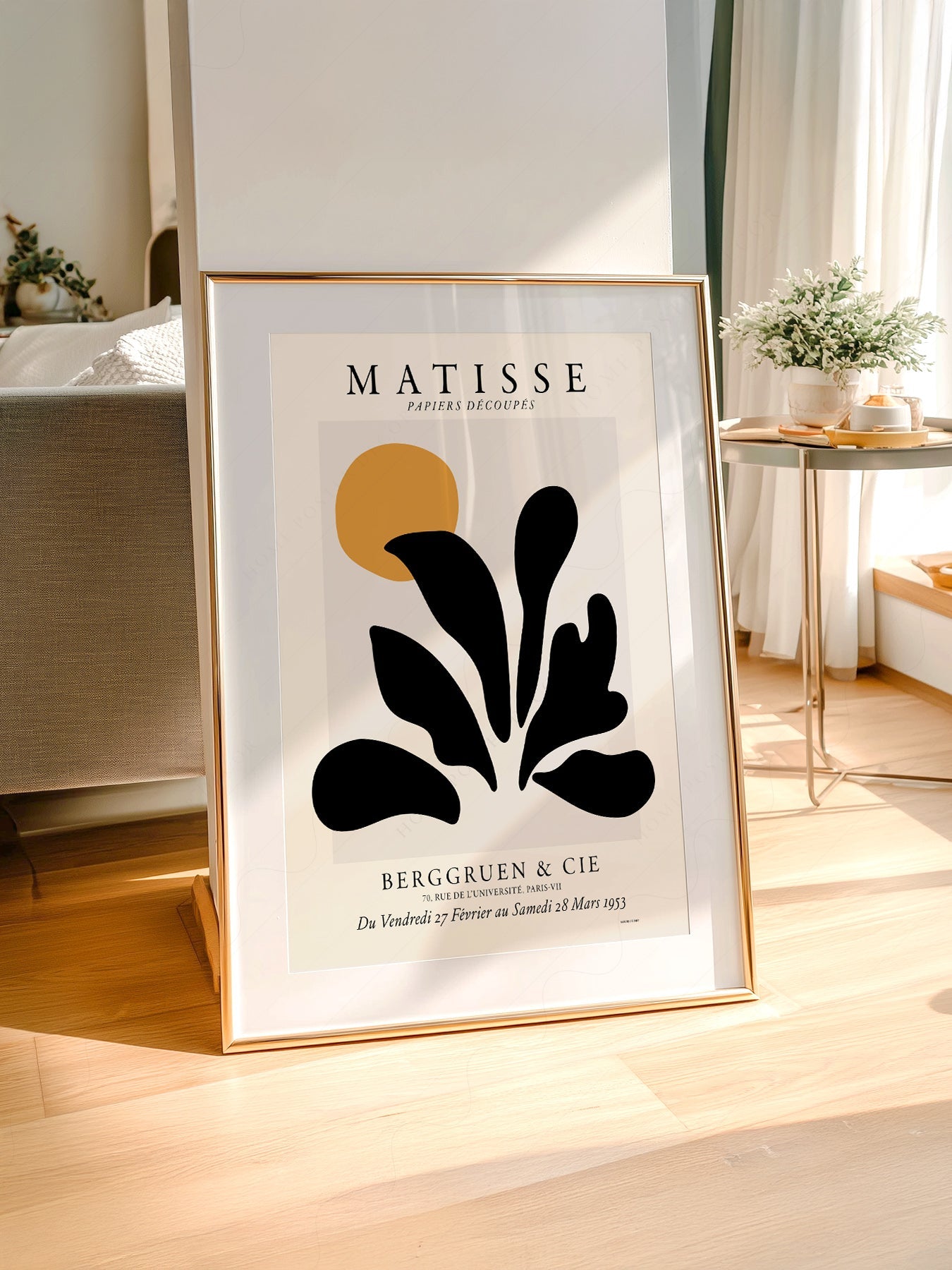 Henri Matisse Papiers Découpés Exhibition Poster – Modern Wall Art Print