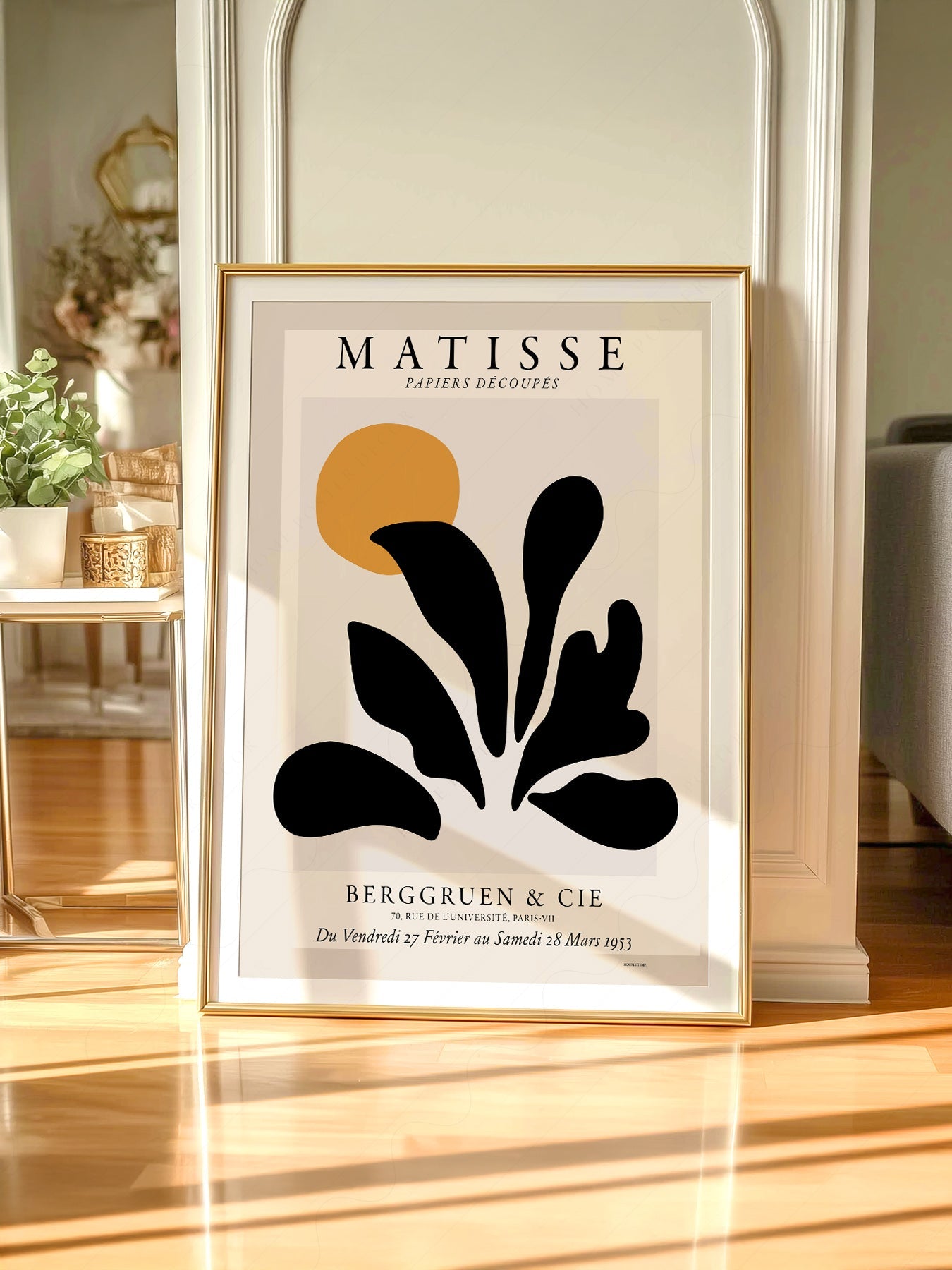 Henri Matisse Papiers Découpés Exhibition Poster – Modern Wall Art Print