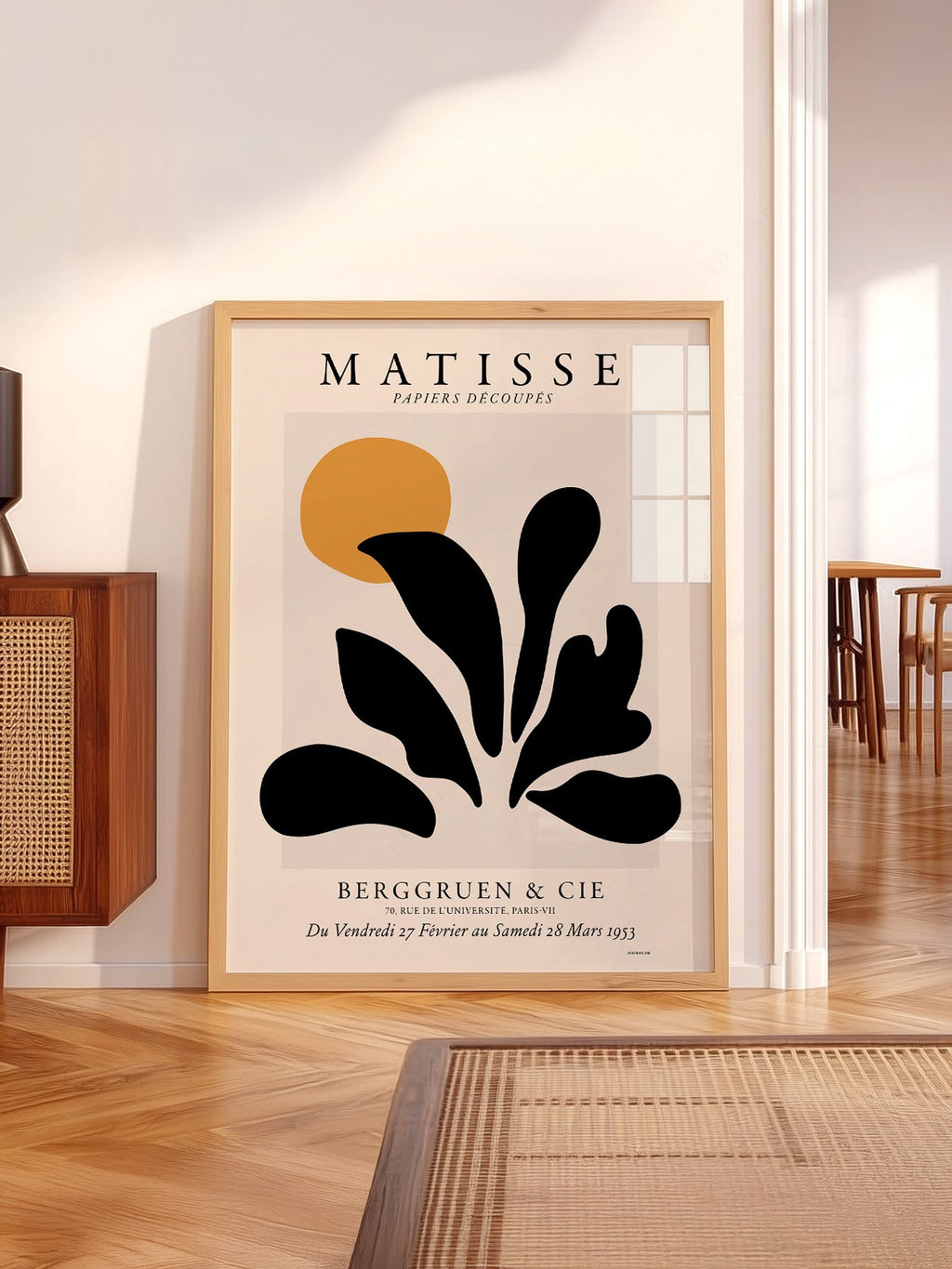 Henri Matisse Papiers Découpés Exhibition Poster – Modern Wall Art Print