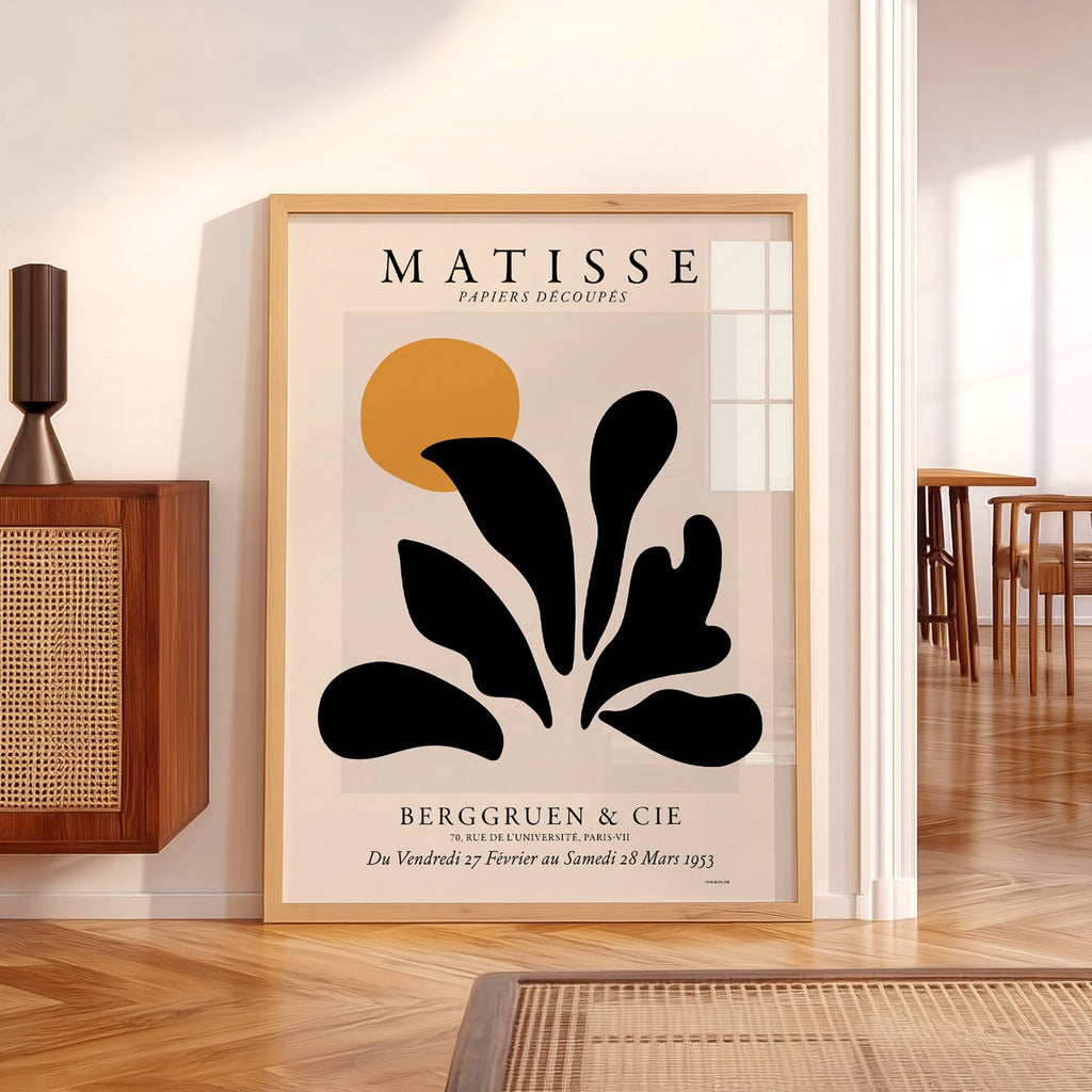 Henri Matisse Papiers Découpés Exhibition Poster – Modern Wall Art Print