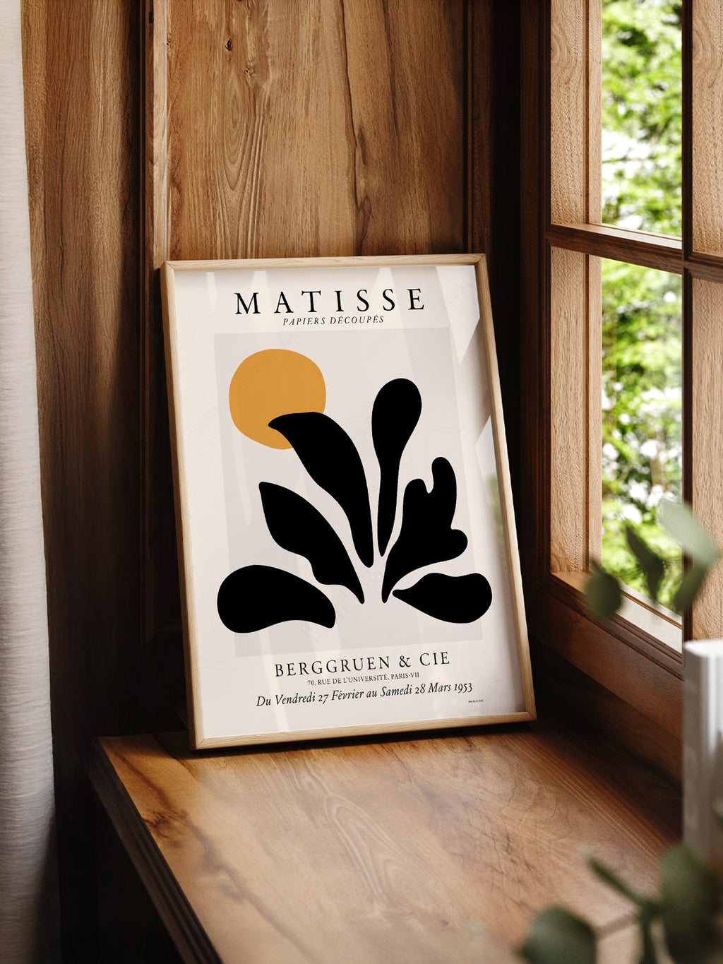 Henri Matisse Papiers Découpés Exhibition Poster – Modern Wall Art Print