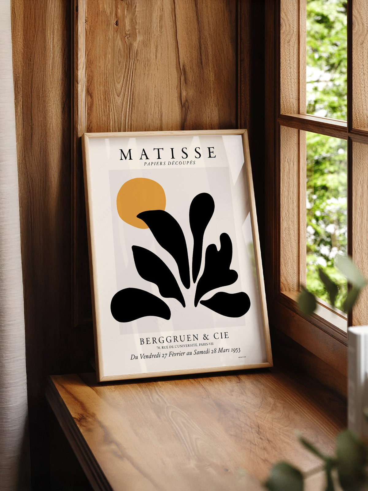 Henri Matisse Papiers Découpés Exhibition Poster – Modern Wall Art Print