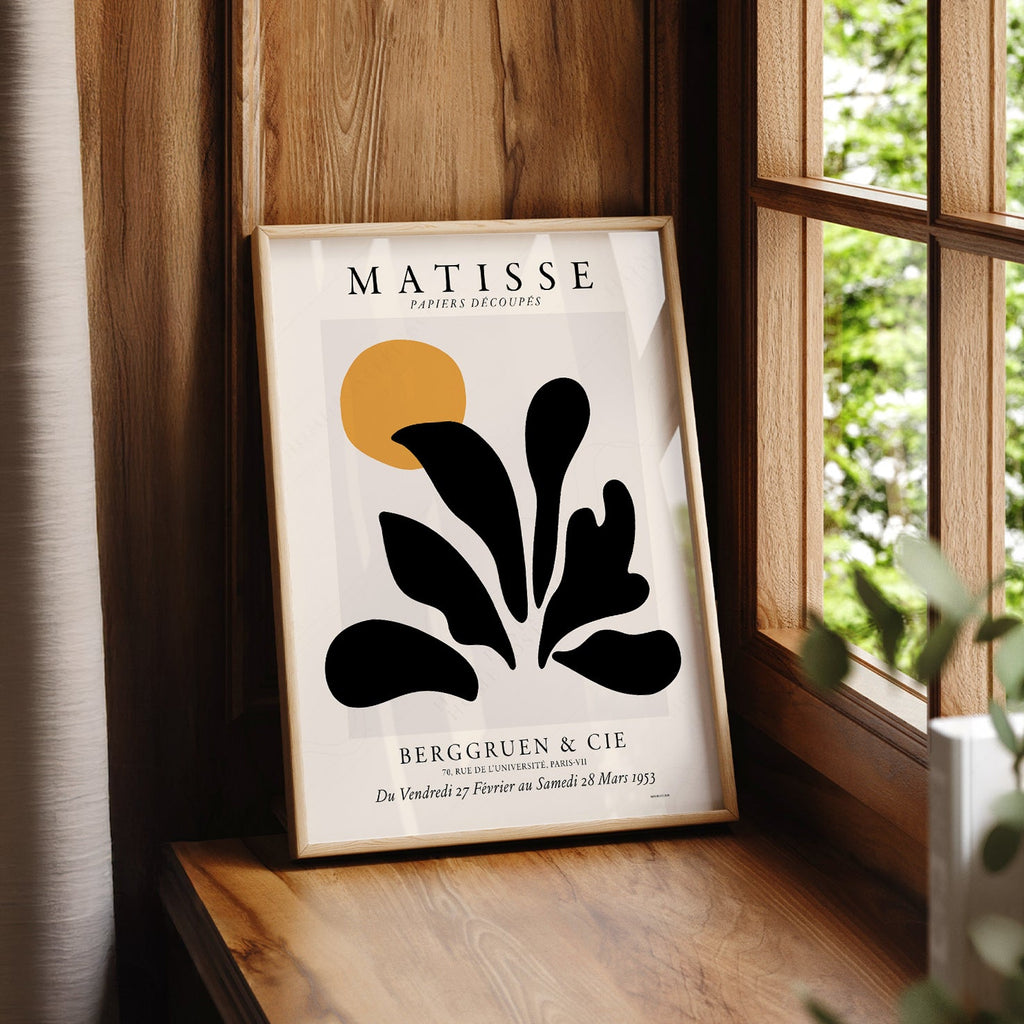 Henri Matisse Papiers Découpés Exhibition Poster – Modern Wall Art Print
