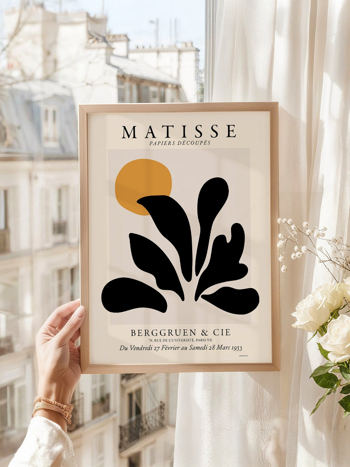 Henri Matisse Papiers Découpés Exhibition Poster – Modern Wall Art Print